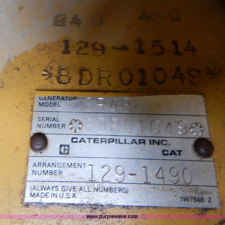 image for item G3081 Portable industrial chilling unit with Caterpillar SR4B generator