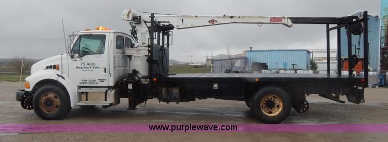 image for item G3082 2004 Sterling Acterra crane truck