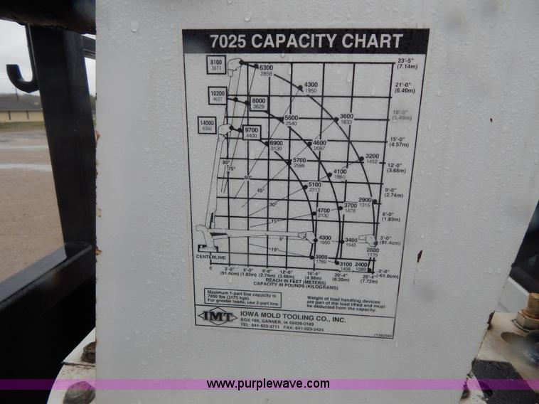image for item G3082 2004 Sterling Acterra crane truck