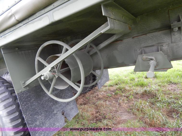 image for item G3135 1974 South Military M295A1 semi storage trailer