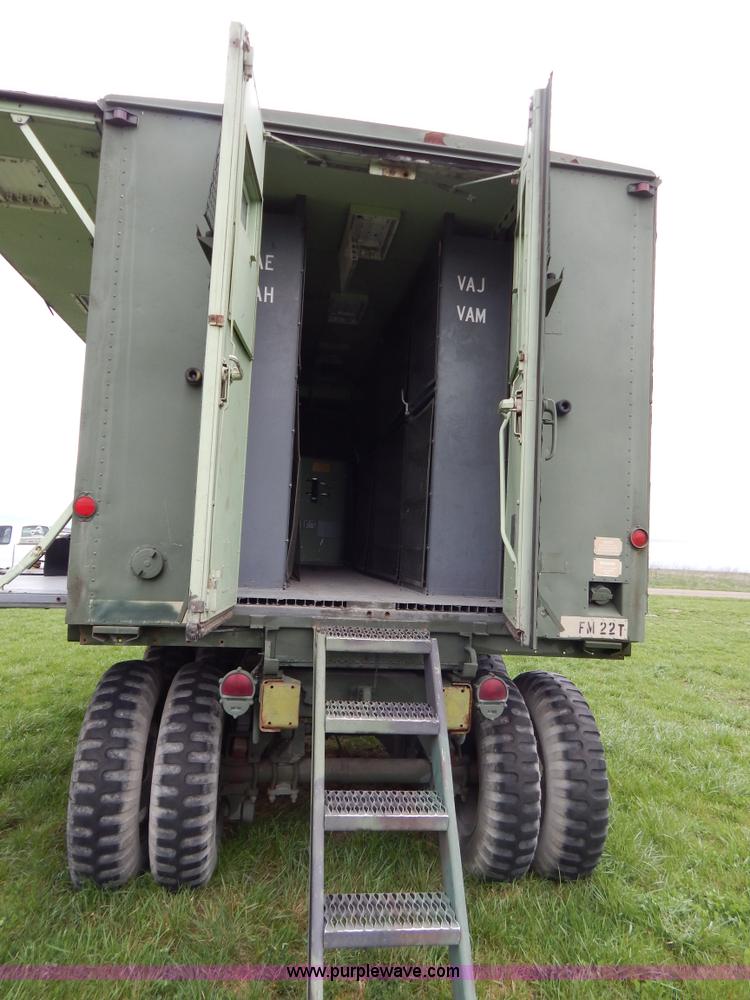 image for item G3135 1974 South Military M295A1 semi storage trailer