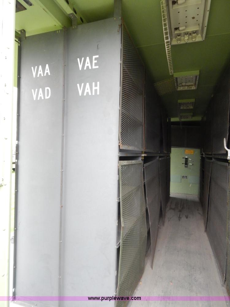 image for item G3135 1974 South Military M295A1 semi storage trailer