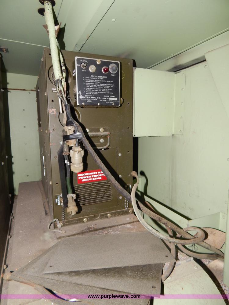 image for item G3135 1974 South Military M295A1 semi storage trailer