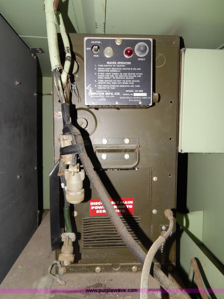 image for item G3135 1974 South Military M295A1 semi storage trailer