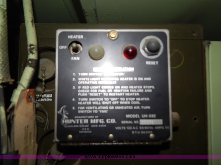 image for item G3135 1974 South Military M295A1 semi storage trailer