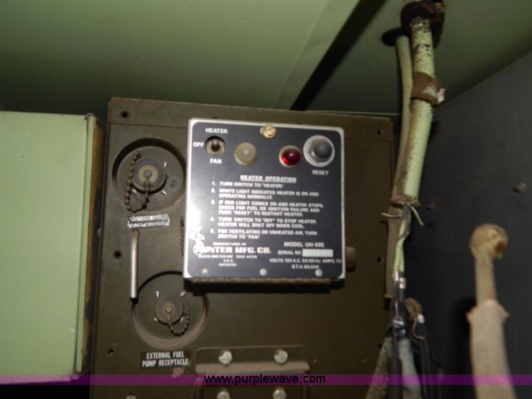 image for item G3135 1974 South Military M295A1 semi storage trailer