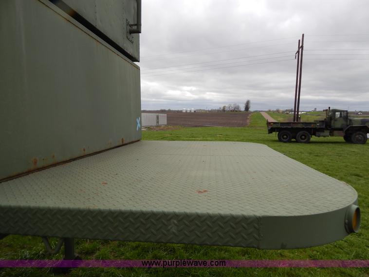 image for item G3135 1974 South Military M295A1 semi storage trailer