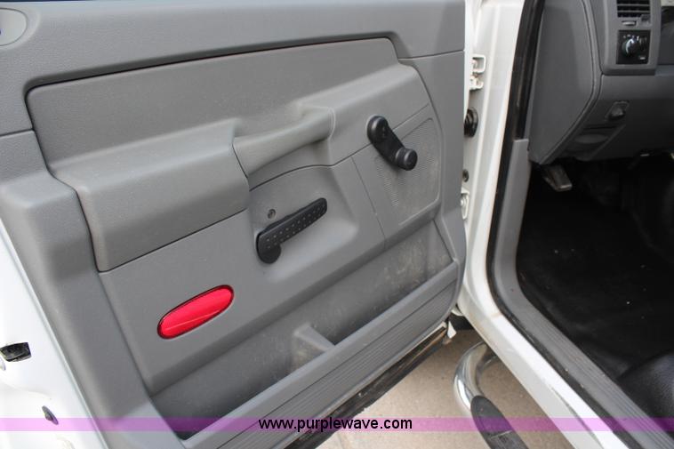 image for item G5404 2008 Dodge Ram 5500 Quad Cab flatbed truck