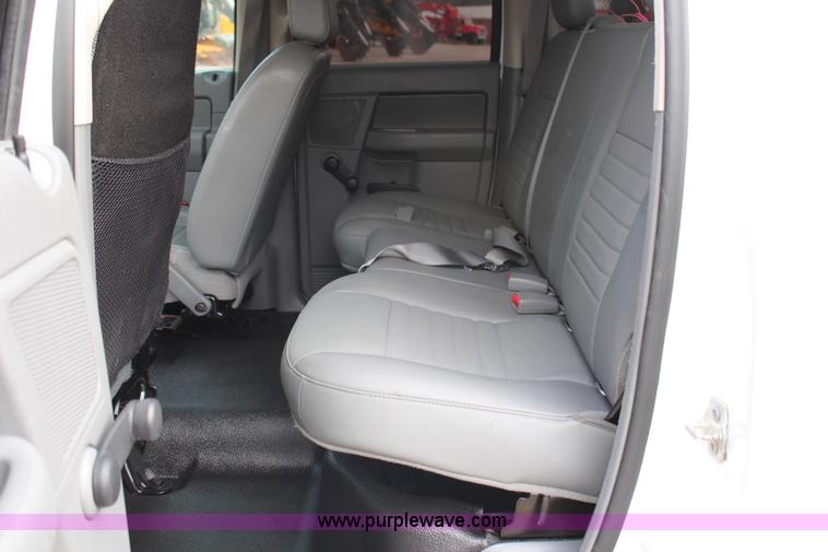 image for item G5404 2008 Dodge Ram 5500 Quad Cab flatbed truck