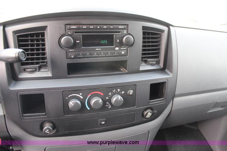 image for item G5404 2008 Dodge Ram 5500 Quad Cab flatbed truck