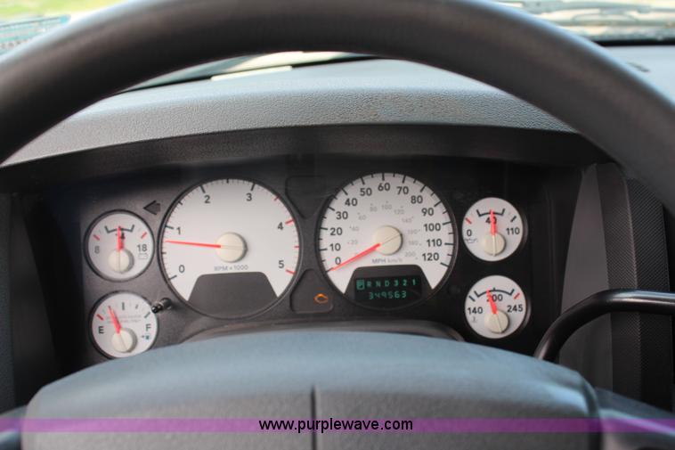 image for item G5404 2008 Dodge Ram 5500 Quad Cab flatbed truck