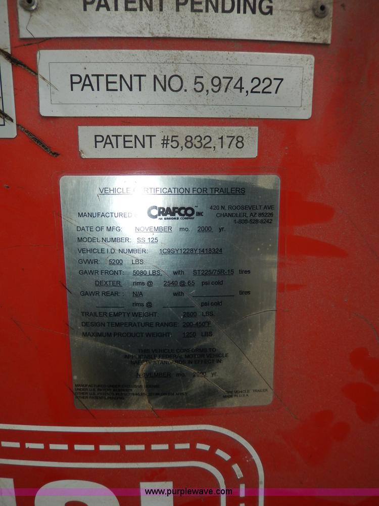 image for item G5421 2000 Grafco Supershot SS125 tar pot