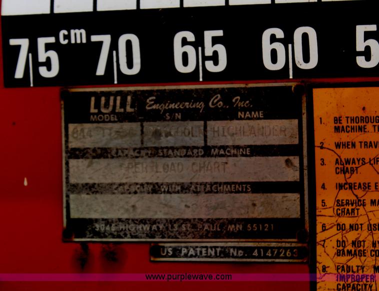 image for item G5443 Lull 844 Highlander telehandler