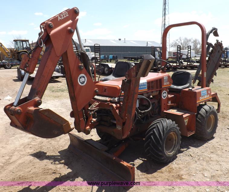 image for item H7196 1995 Ditch Witch 3610DD trencher