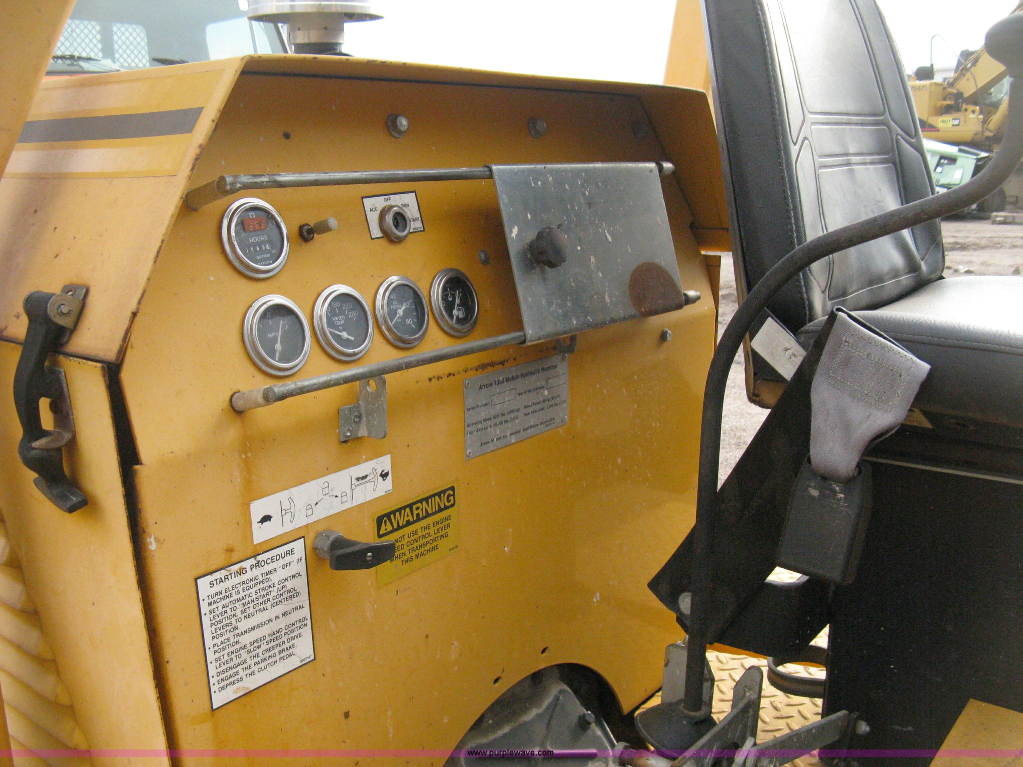 2002 Arrow 1350 hydraulic drop hammer in Wichita, KS Item E3421 sold