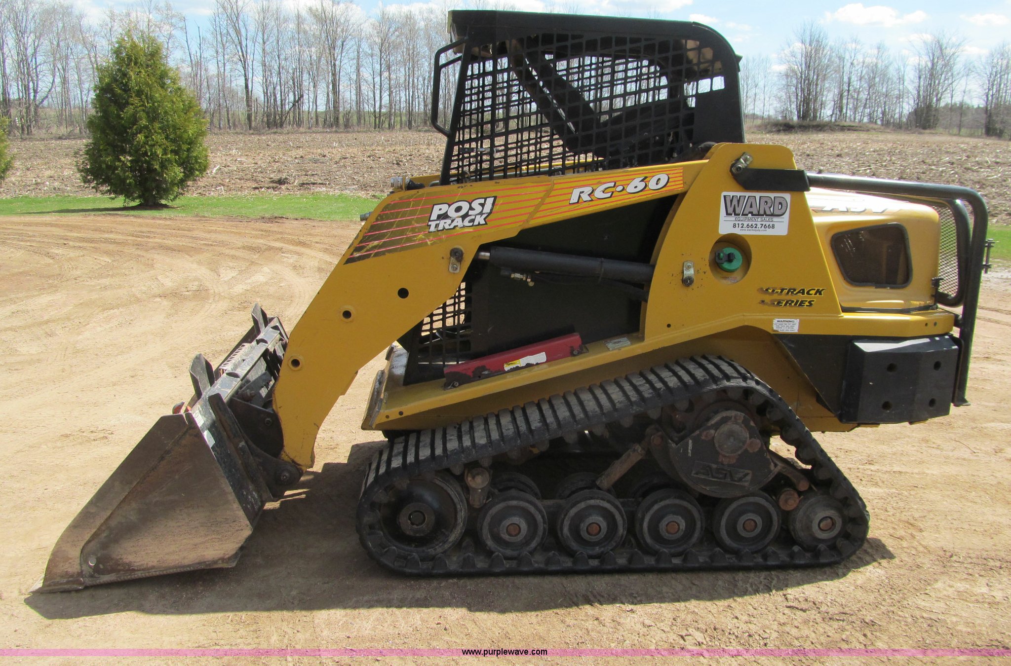 2006 ASV RC60 skid steer in Gilman, WI Item G2938 sold Purple Wave