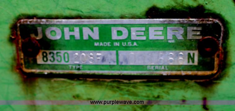 image for item AA9027 John Deere 8350 drill