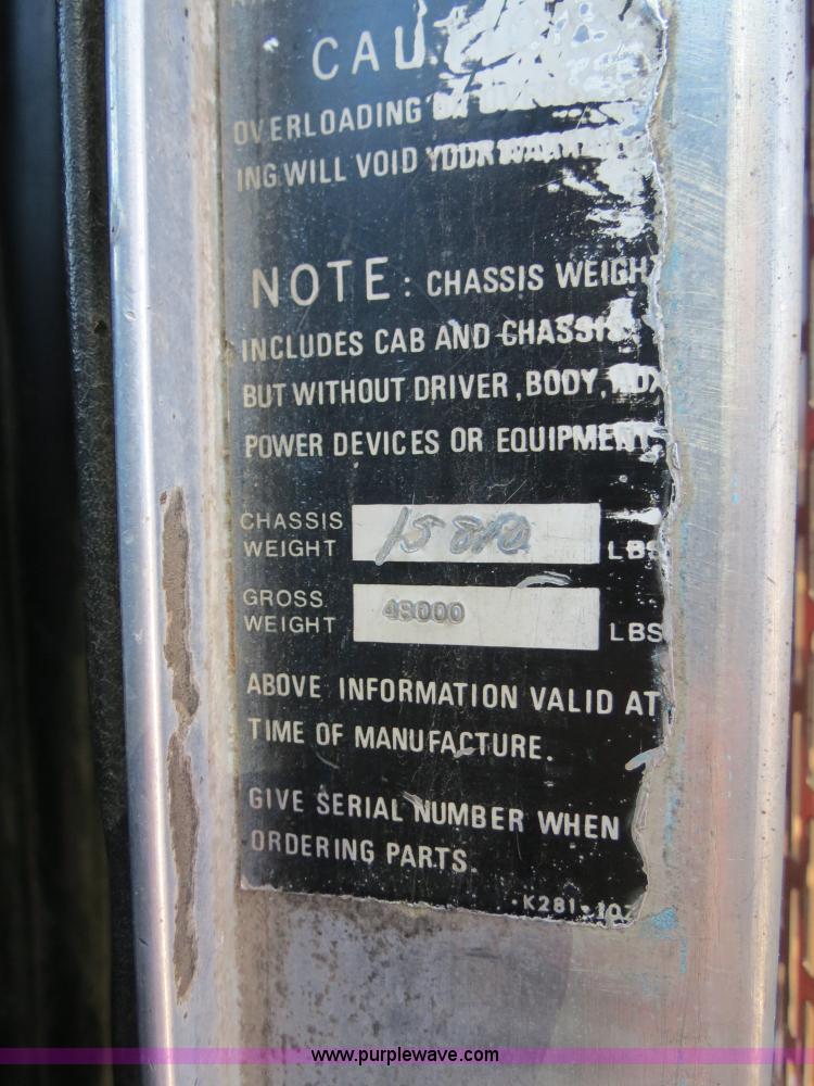 image for item B4743 1975 Kenworth W900 dump truck