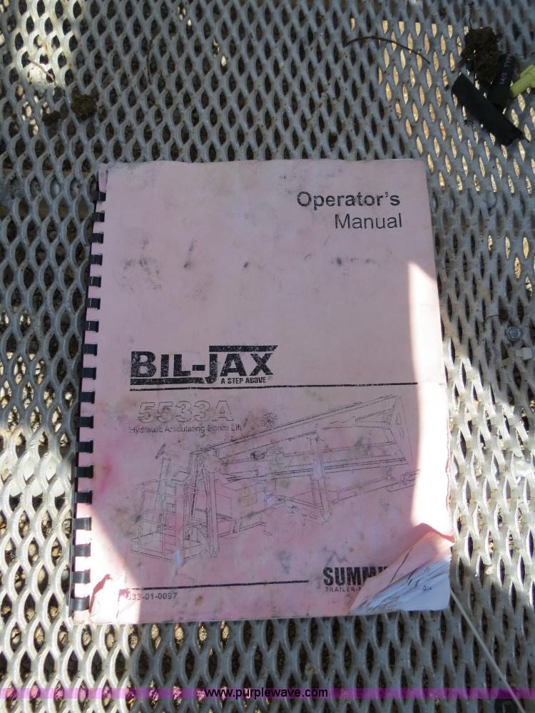 image for item B4751 2006 Bil-jax 5533A portable boom lift