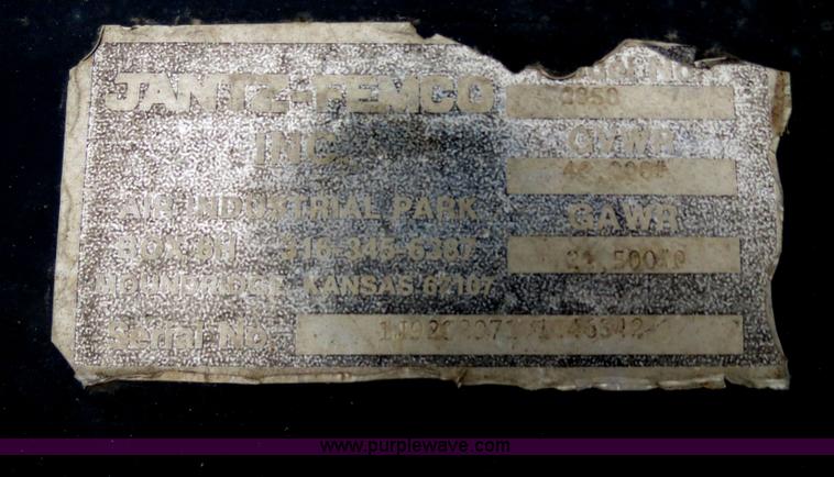 image for item B4764 1998 Jantz-femco combine/sprayer trailer