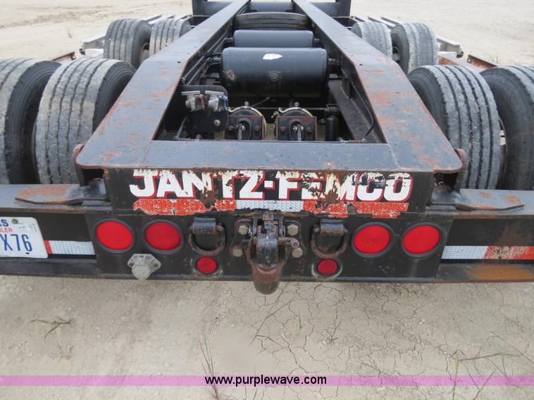 image for item B4764 1998 Jantz-femco combine/sprayer trailer