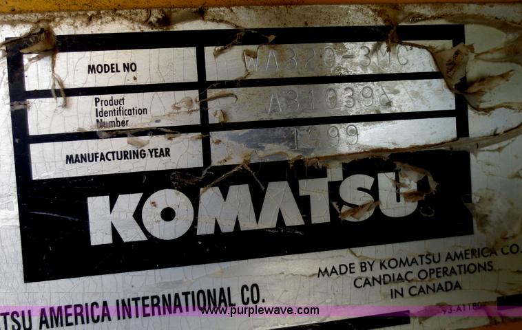 image for item D5839 1999 Komatsu WA320-3MC wheel loader