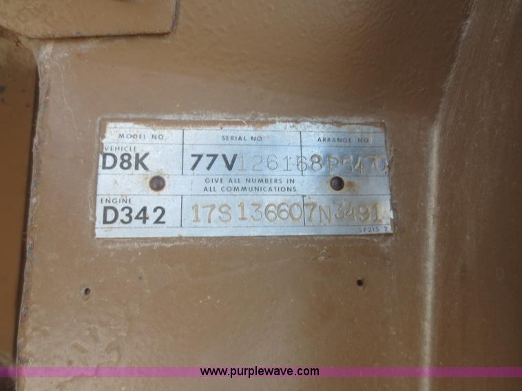 image for item D5843 1979 Caterpillar D8K with IronWolf 1040HD Crusher