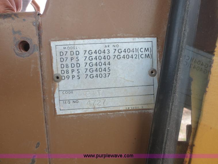 image for item D5843 1979 Caterpillar D8K with IronWolf 1040HD Crusher