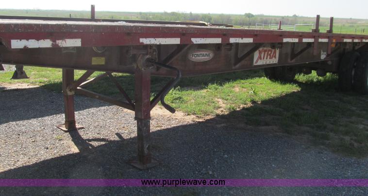 image for item E7539 1995 Fontaine 48' spread axle trailer