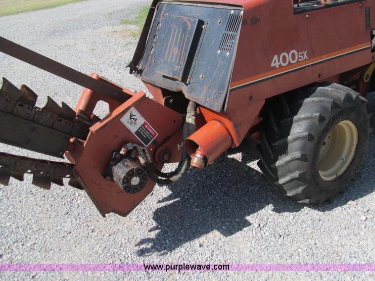 image for item E7546 Ditch Witch 400SXD trencher and vibratory plow