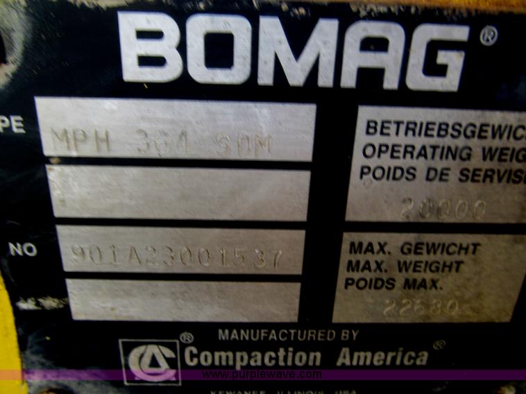 image for item E7578 2005 Bomag MPH364SDM recycler soil stabilizer