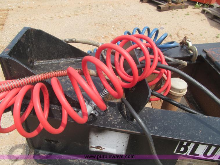 image for item F3186 2001 Belshe DT255 flatbed trailer