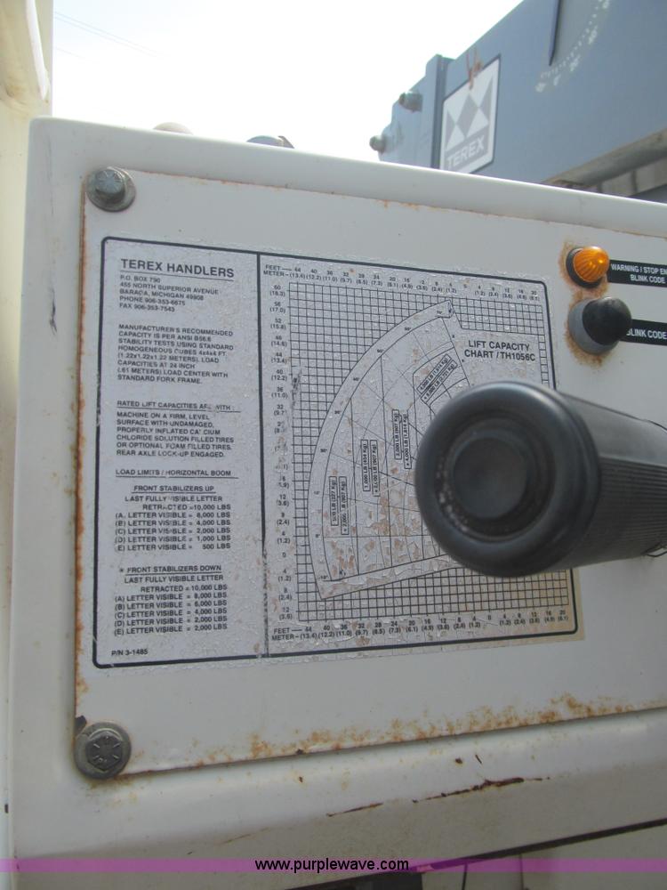 image for item F3190 Terex TH056C rough terrain telehandler