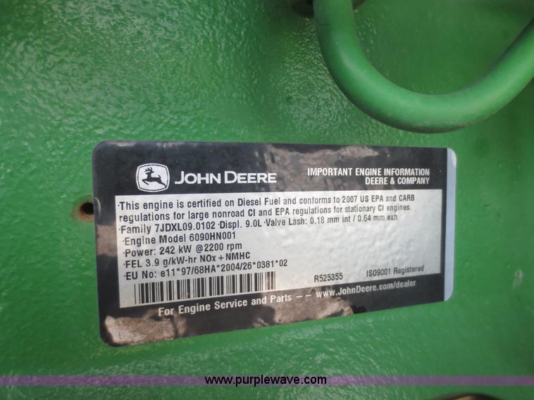 image for item F6642 2008 John Deere 4930 dry box spreader
