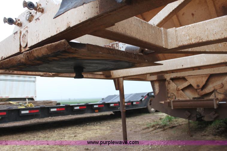 image for item F8611 1986 Bronson belly dump trailer