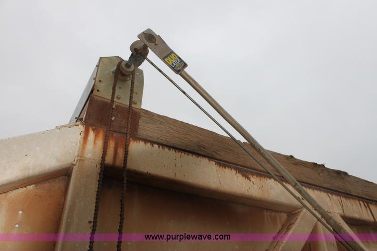 image for item F8611 1986 Bronson belly dump trailer