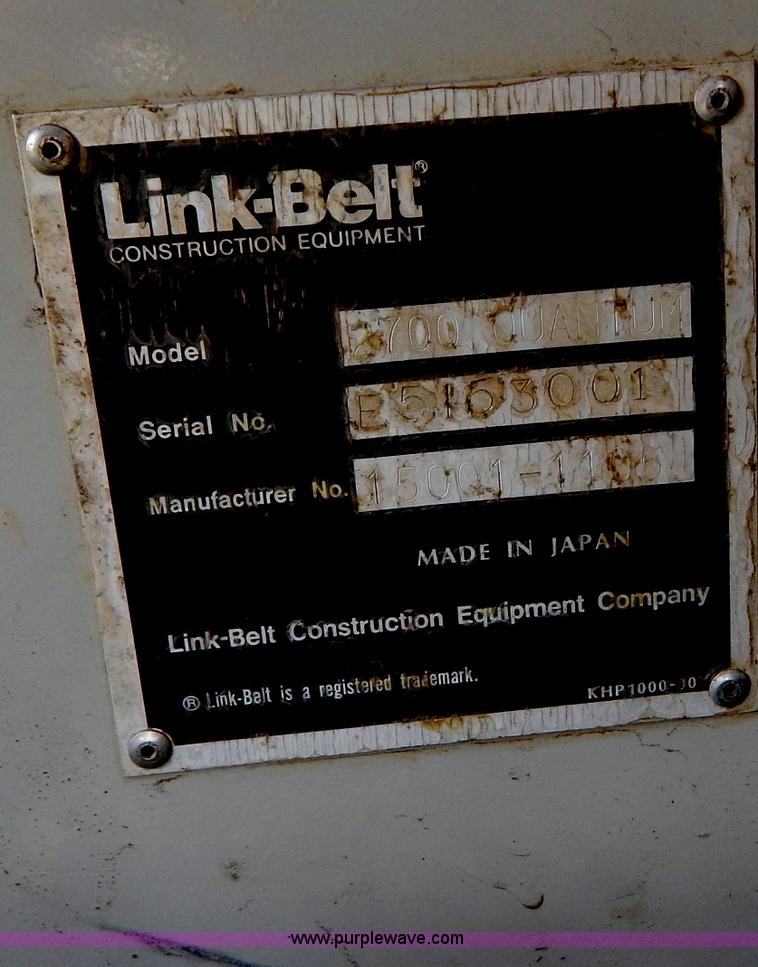 image for item G3158 Link-Belt 2700Q excavator