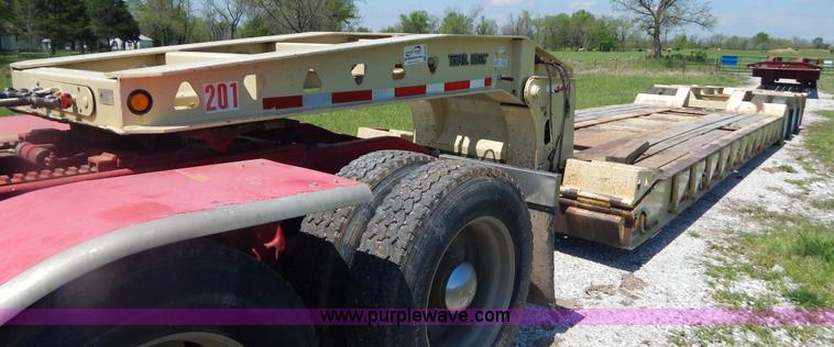 image for item G3163 1995 53' triple axle lowboy trailer