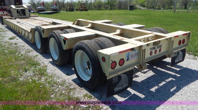 image for item G3163 1995 53' triple axle lowboy trailer