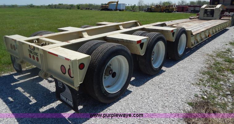 image for item G3163 1995 53' triple axle lowboy trailer