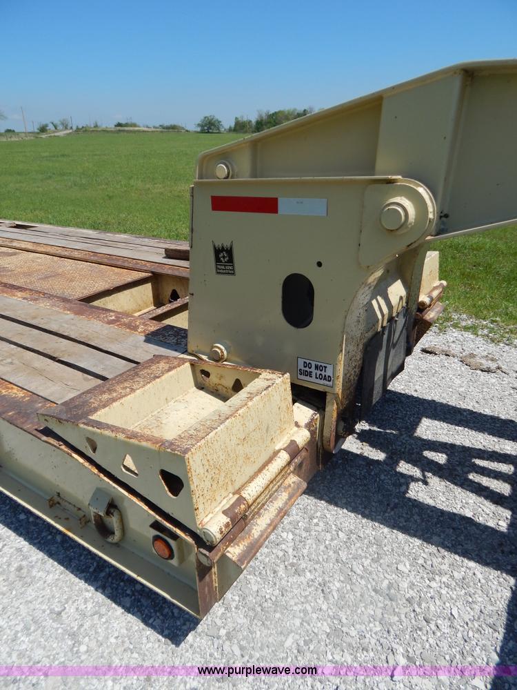 image for item G3163 1995 53' triple axle lowboy trailer