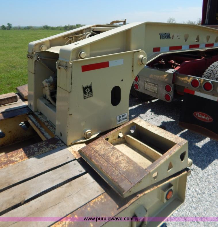 image for item G3163 1995 53' triple axle lowboy trailer