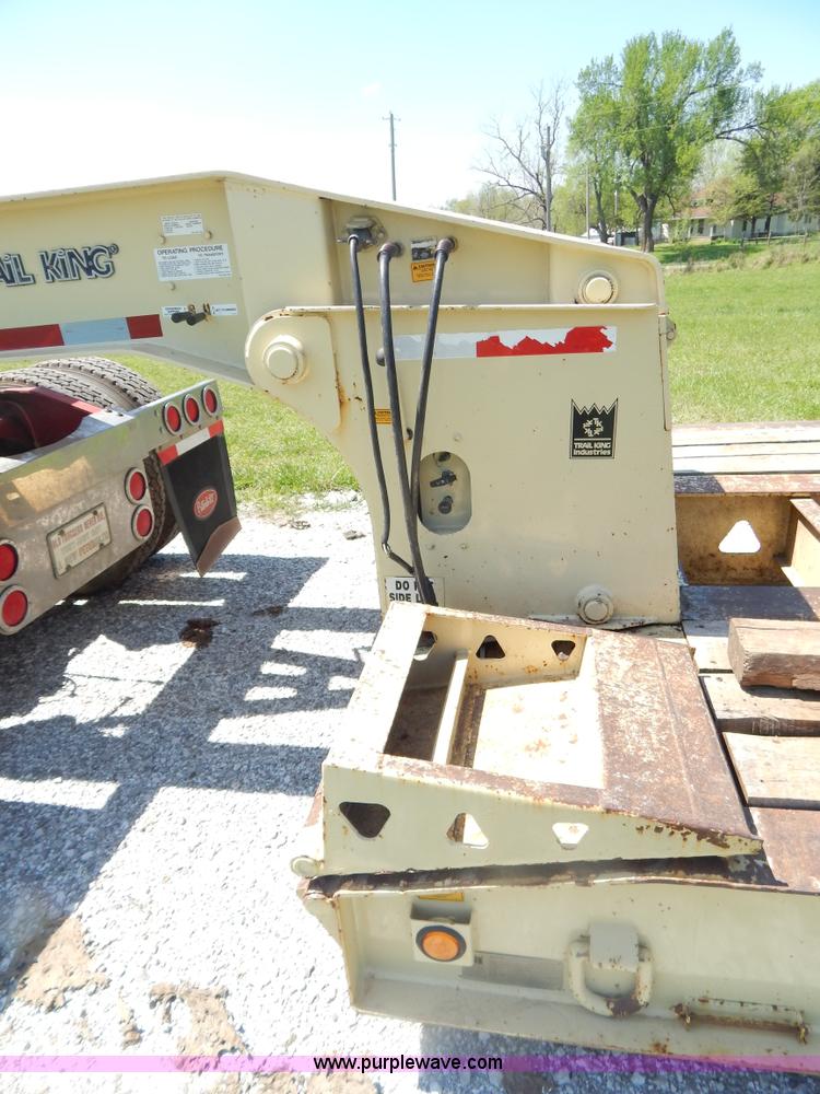 image for item G3163 1995 53' triple axle lowboy trailer