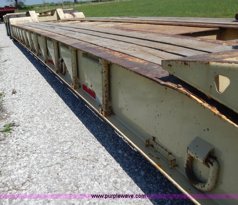 image for item G3163 1995 53' triple axle lowboy trailer