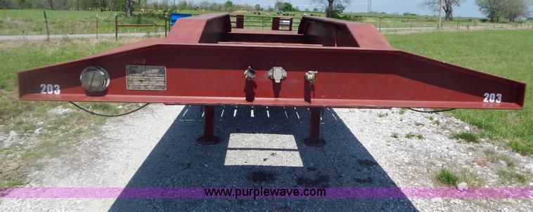 image for item G3164 1997 Atoka tandem axle drop deck trailer