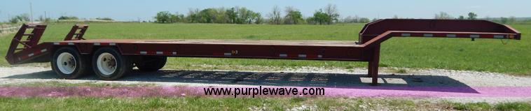 image for item G3164 1997 Atoka tandem axle drop deck trailer