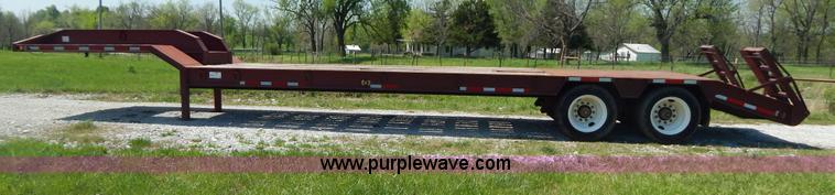 image for item G3164 1997 Atoka tandem axle drop deck trailer
