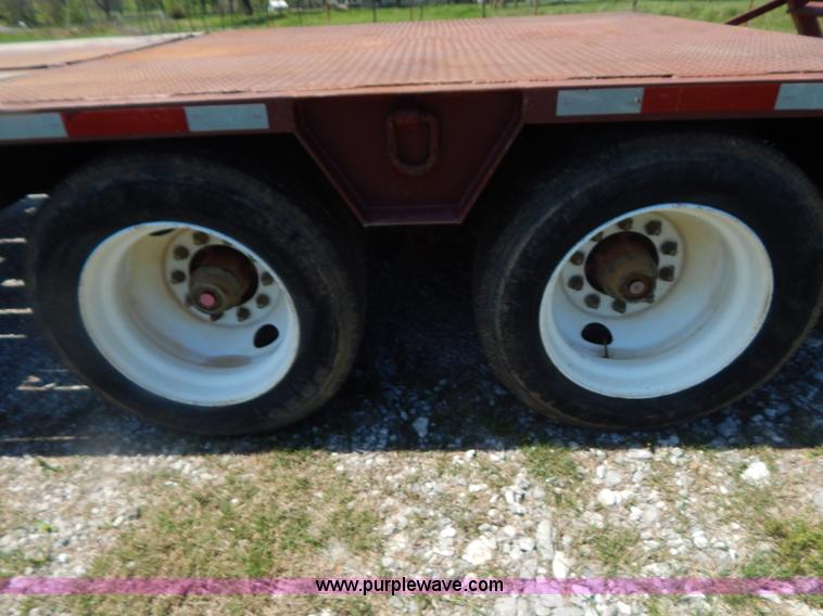 image for item G3164 1997 Atoka tandem axle drop deck trailer