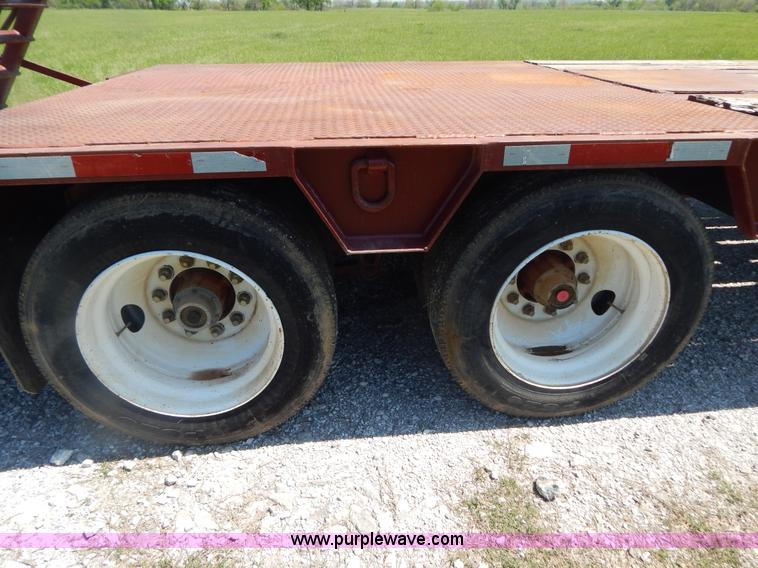 image for item G3164 1997 Atoka tandem axle drop deck trailer