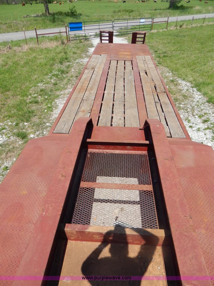 image for item G3164 1997 Atoka tandem axle drop deck trailer